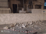 يافا: لطف الله حال دون وقوع اصابات اثر انهيار أجزاء من بيت عائلة عربية